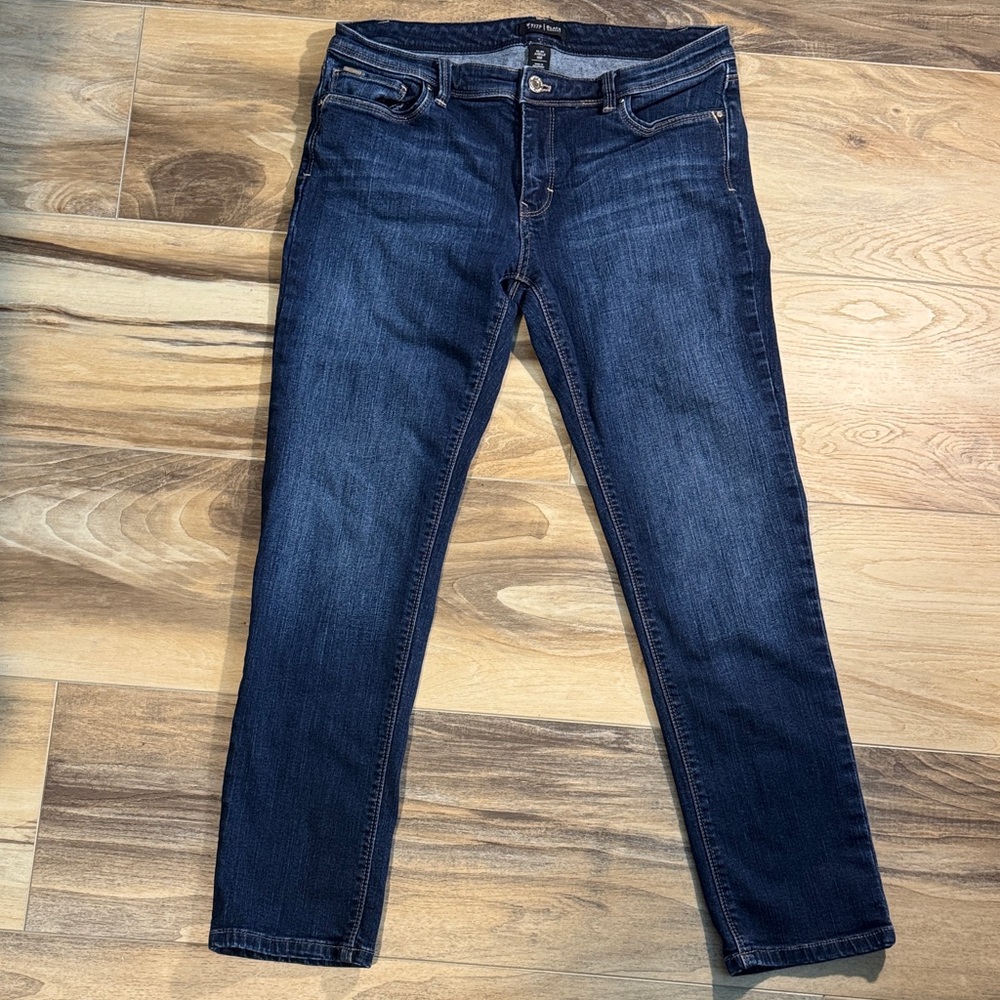White House Black Market Slim Ankle Jeans Size 10R Straight Leg